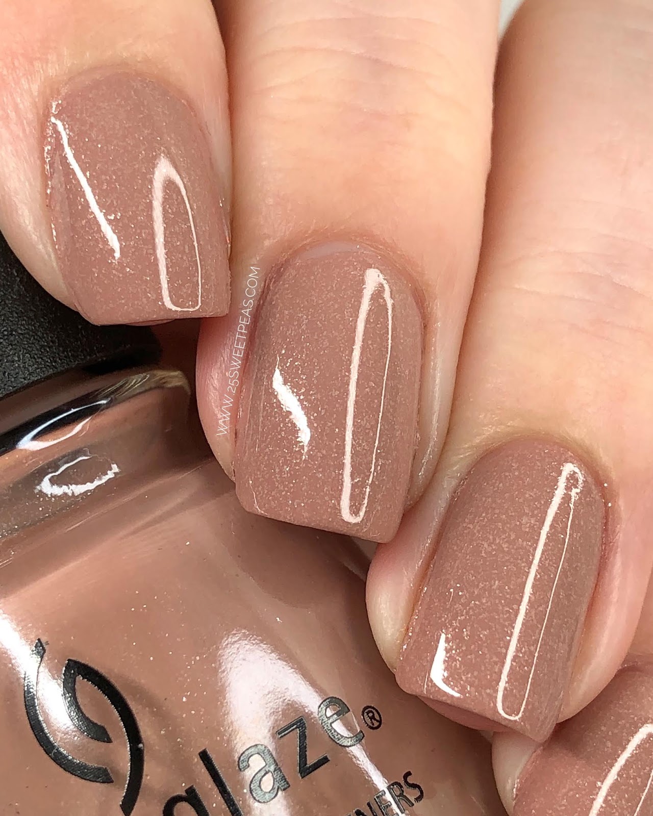 China Glaze Body & Sol Collection Review — 25 Sweetpeas